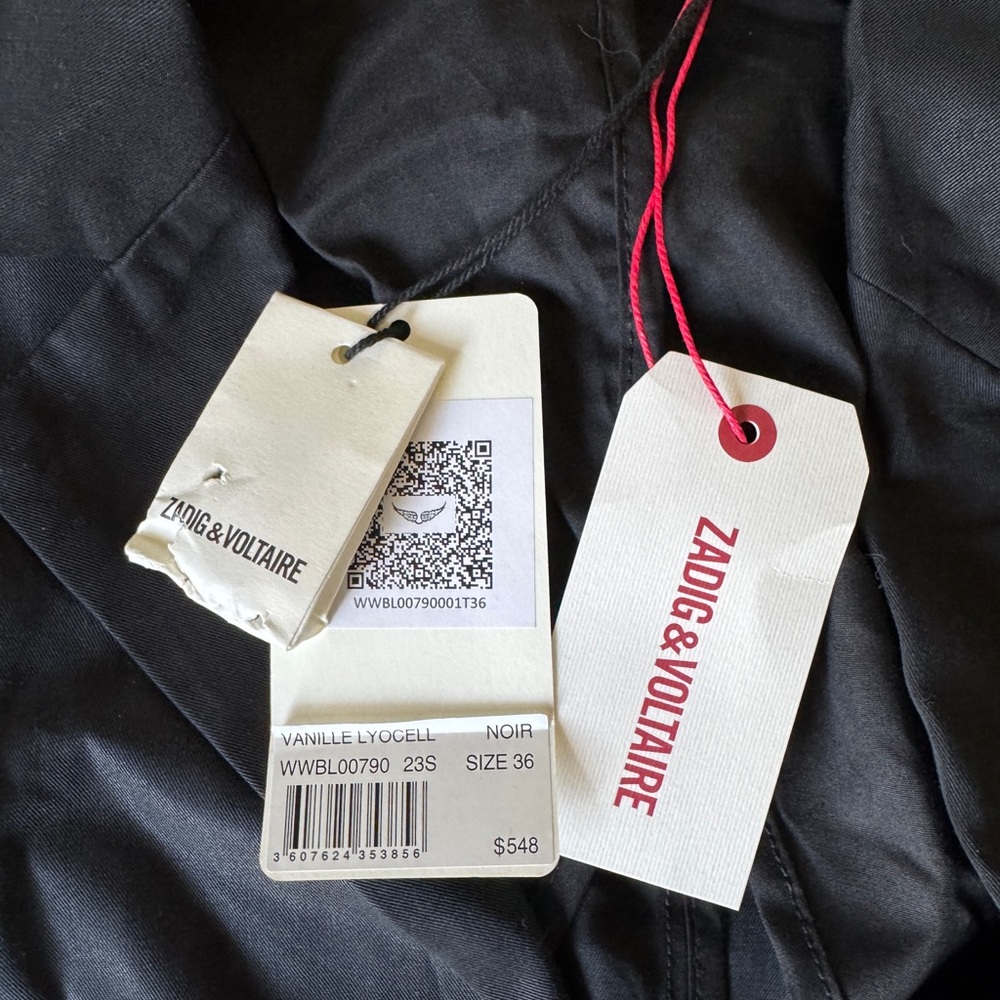 Zadig & Voltaire Noir Blazer - Picture 2 of 2
